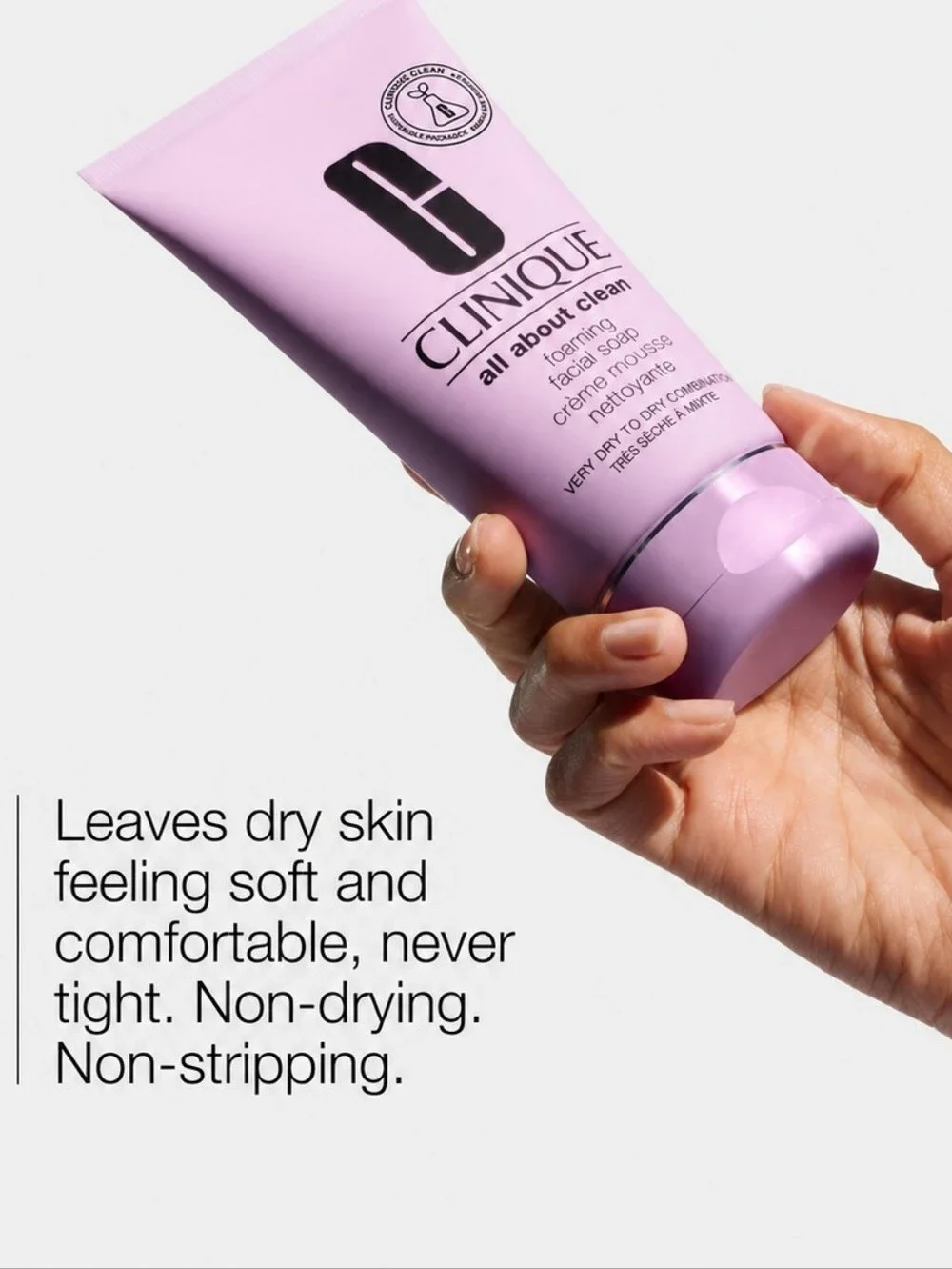 Clinique Cherry Print Pink Bag Pink & Black Honey Lipsticks, Eye Cream Face Wash